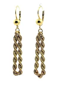 Zlaté náušnice, visací