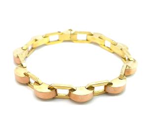 Starožitný zlatý náramek, první republika, 14,17 g