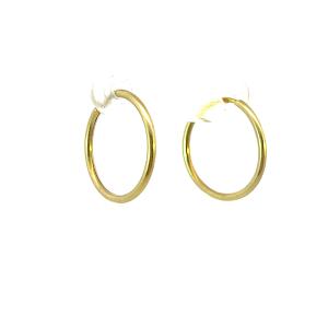 Zlaté náušnice, kruhy