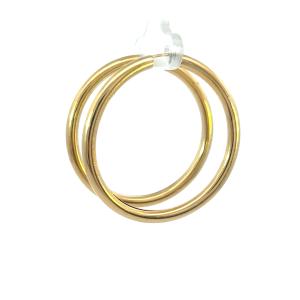 Zlaté náušnice, kruhy