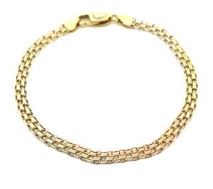 Zlatý náramek, 18 k, 6,14 g
