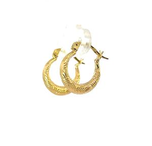 Zlaté náušnice, kruhy