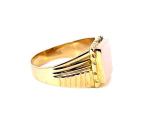 Zlatý prsten, 18 k, vel. 62