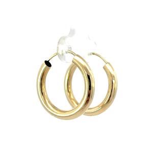 Zlaté náušnice, kruhy