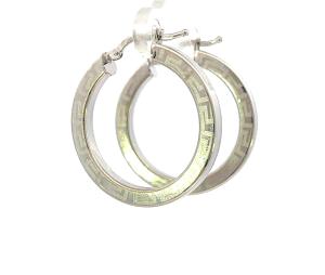 Náušnice z bílého zlata, kruhy