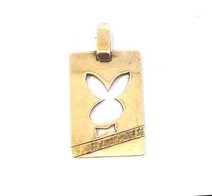 Zlatý přívěs, logo Playboy