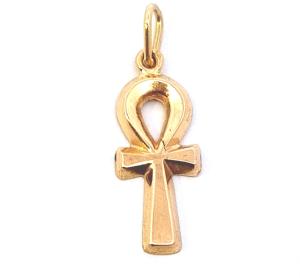 Zlatý přívěs, 18 k, Ankh