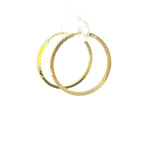 Zlaté náušnice, kruhy