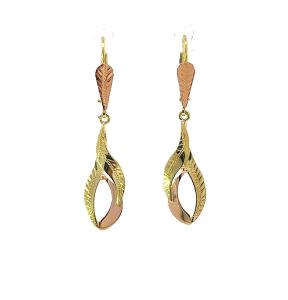 Zlaté náušnice, visací