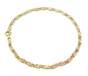 Starožitný zlatý náramek, první republika, 4,62 g