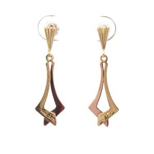 Zlaté náušnice, šroubek