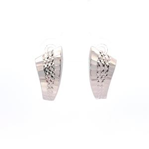 Náušnice z bílého zlata, visací