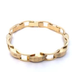 Starožitný zlatý náramek, první republika, 14,20 g