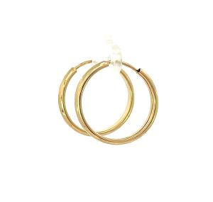 Zlaté náušnice, kruhy