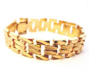 Zlatý náramek, 18 k, 32,97 g