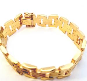 Zlatý náramek, 18 k, 32,97 g