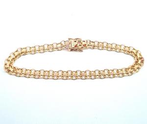 Zlatý náramek, 18 k, 7,10 g