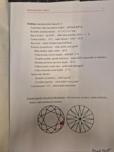Náušnice v platině s diamanty a safíry, visací