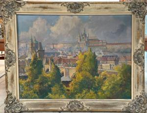 Výhled na Malou Stranu a Pražský hrad